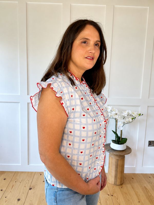 The Lisa Love Heart Blouse
