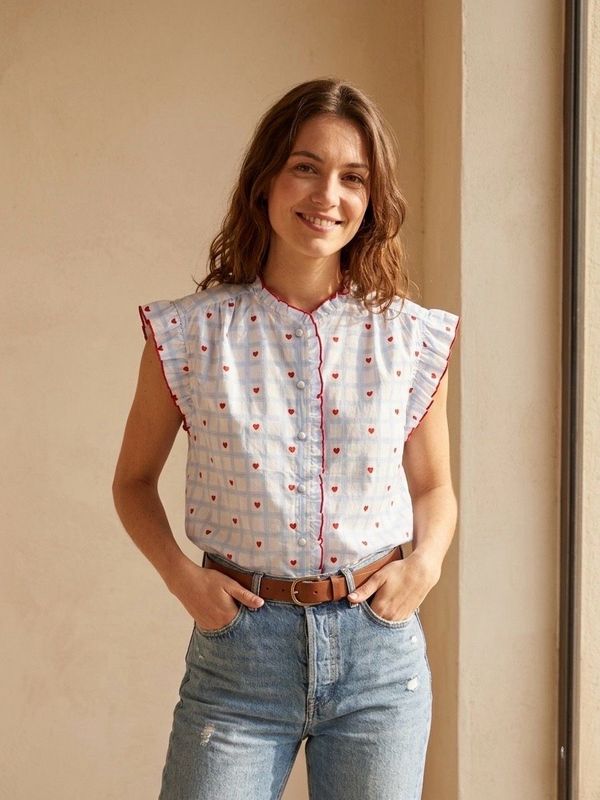 The Lisa Love Heart Blouse