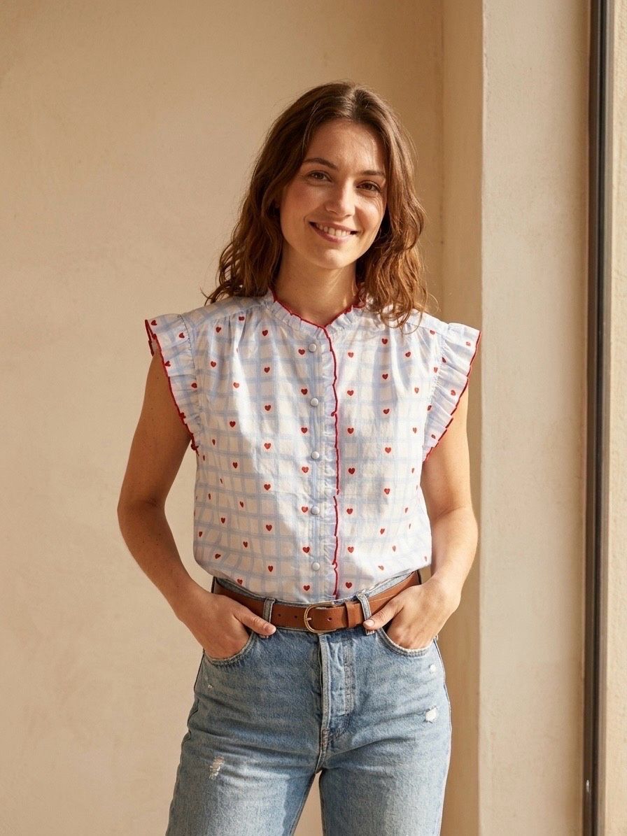 The Lisa Love Heart Blouse