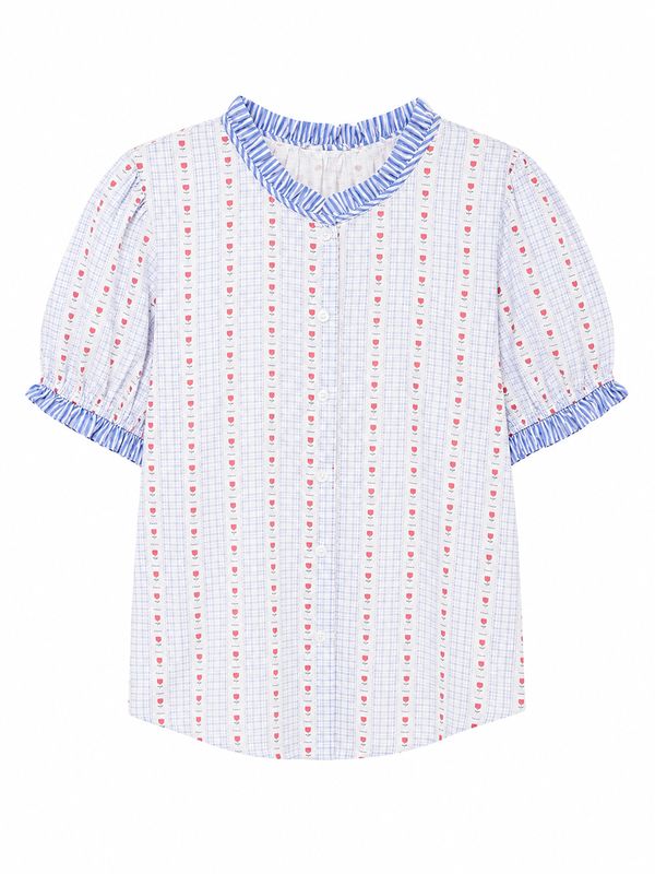 The Jaden Ditsy Floral Blouse