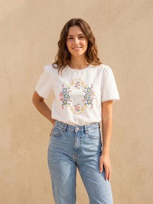 The Tyler Embroidered Top