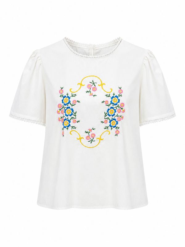 The Tyler Embroidered Top