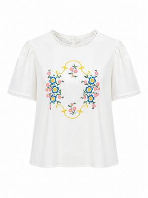 The Tyler Embroidered Top