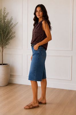 The Pearl Leopard Print Top