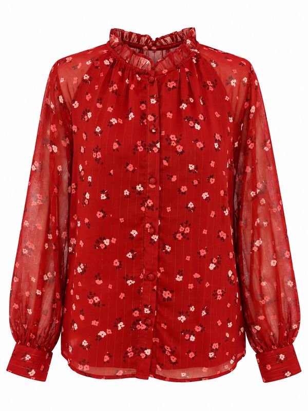 The Ruby Ditsy Floral Blouse