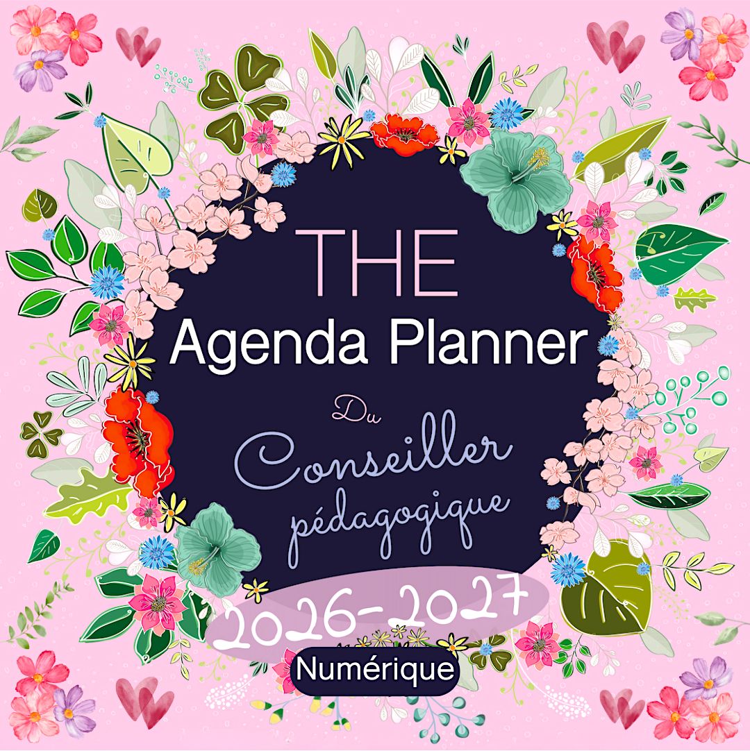 THE Agenda Planner du Conseiller Pédagogique - version numérique - Toutes zones