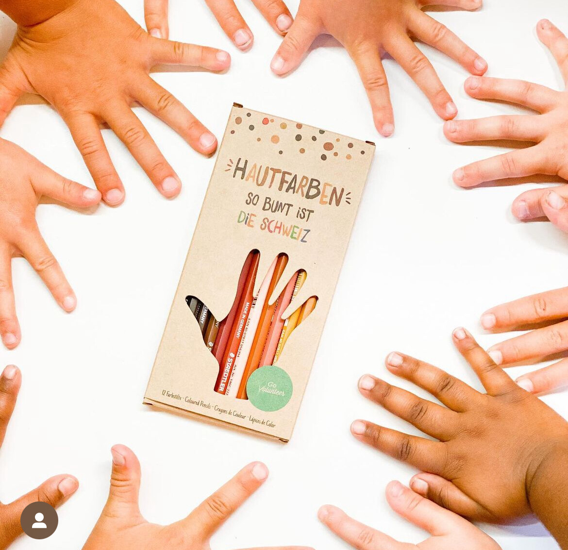 Hautfarben Buntstifte