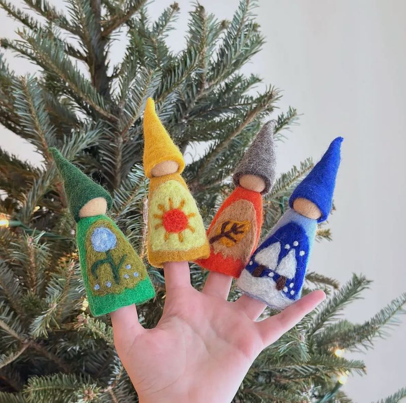 Jahreszeiten Filzzwerge