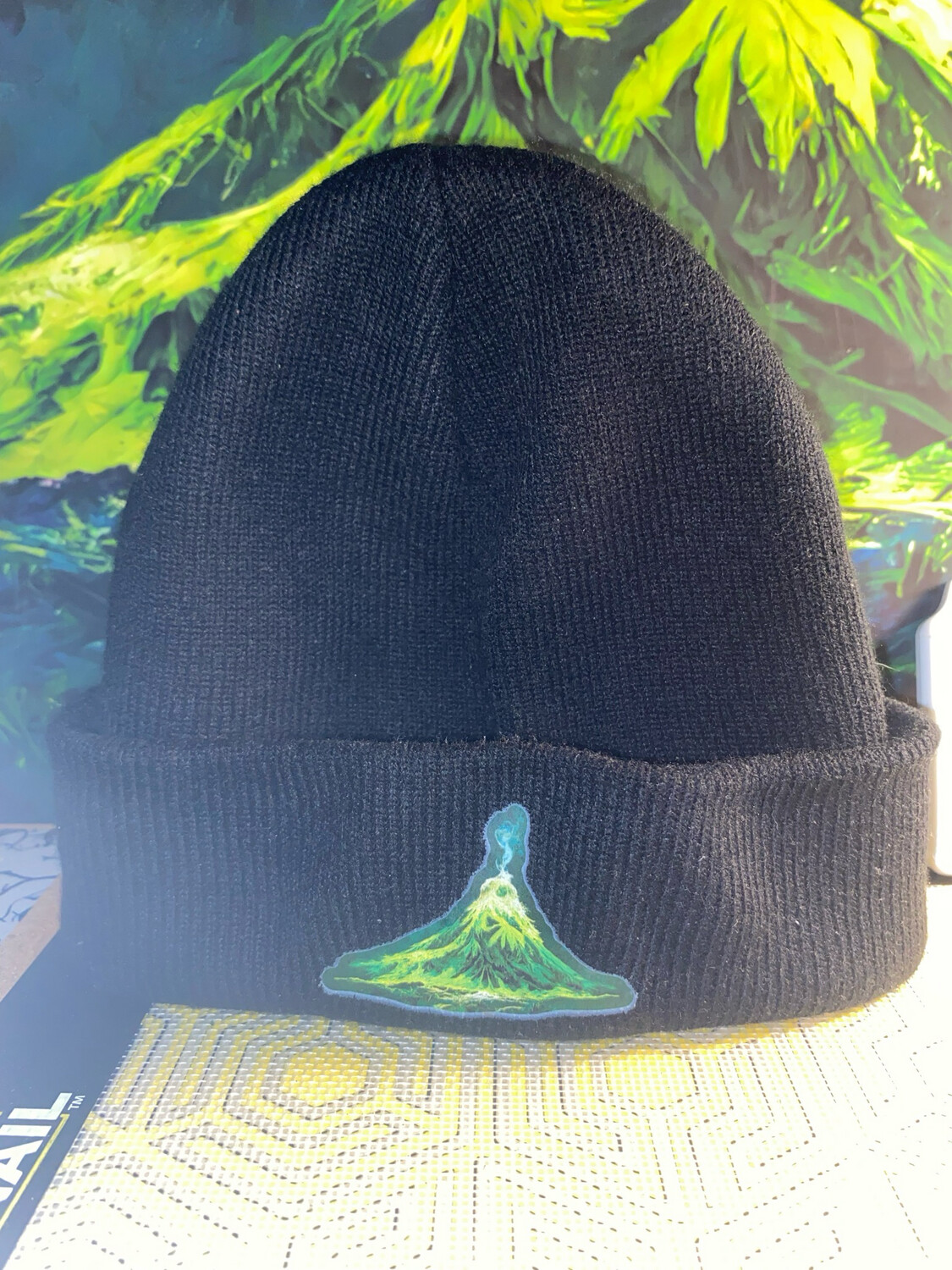 Green Volcano Beanie