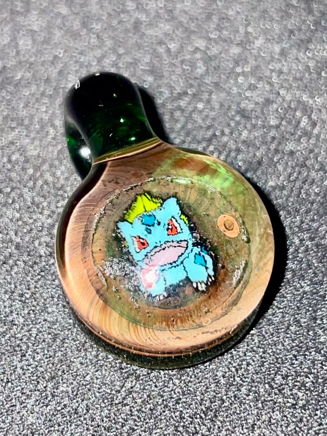 Firefox glass bulbasaur Millie pendant 