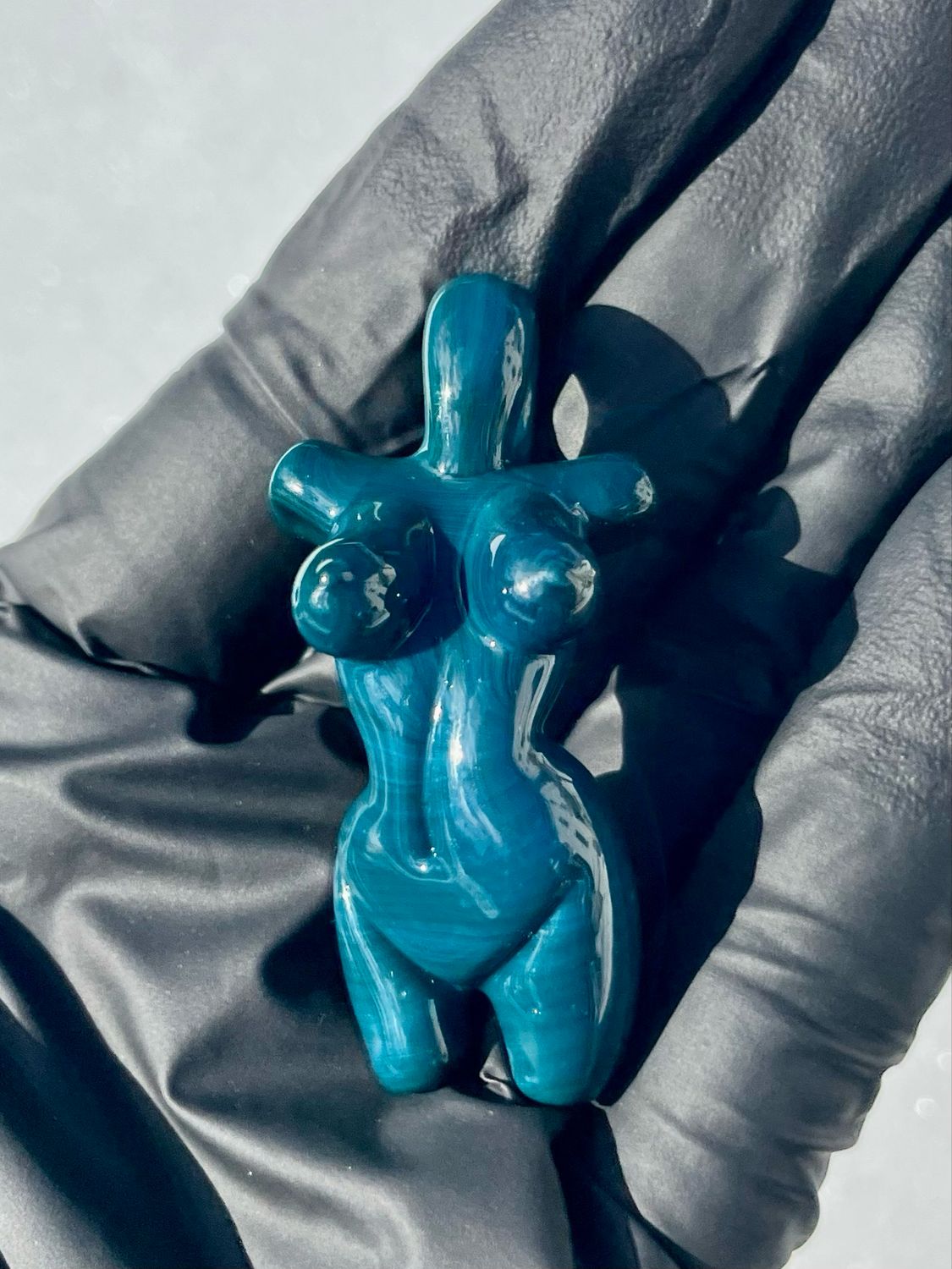 Space cadet mini babe pendant dom greco glass