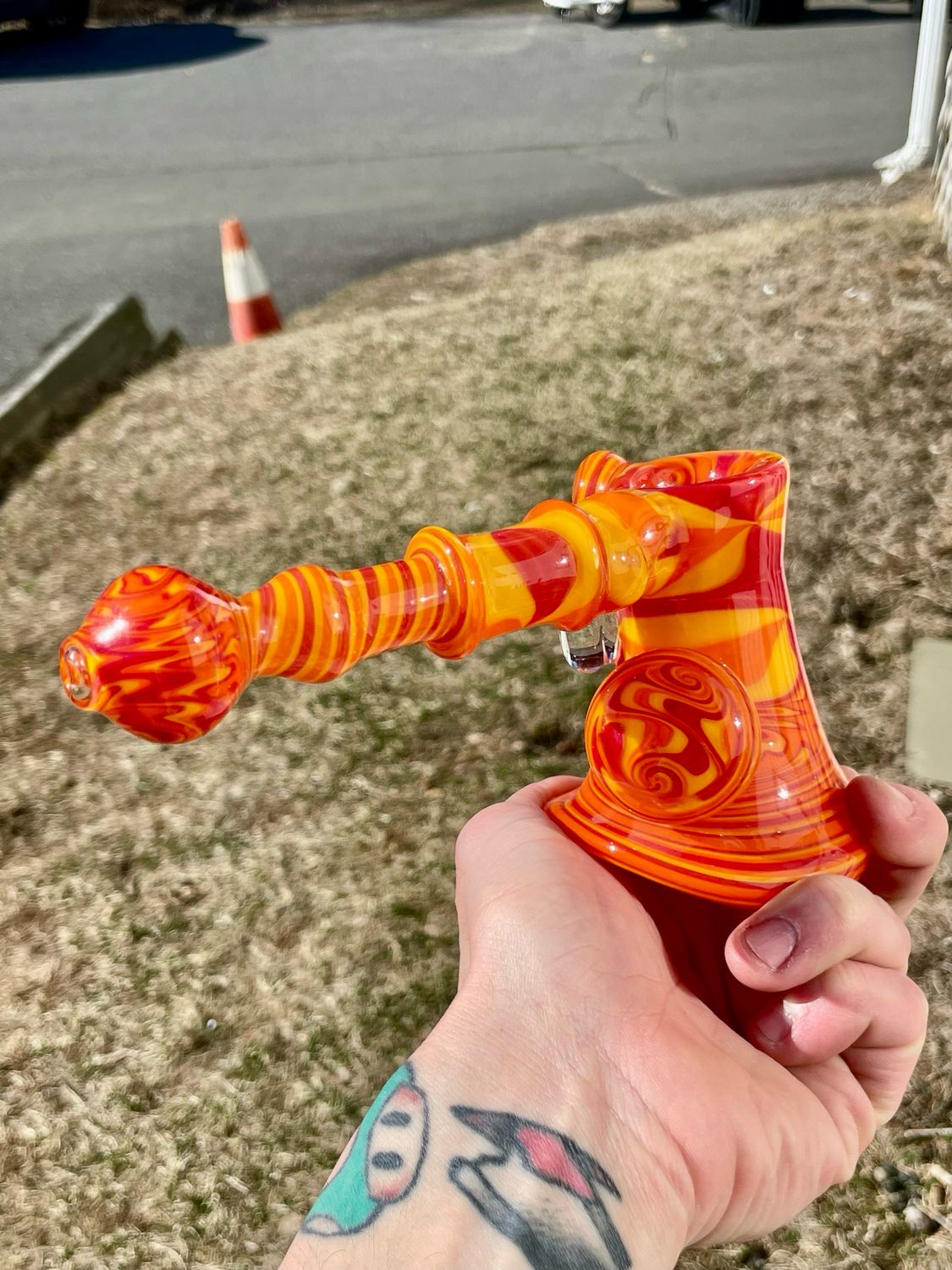 Mr_twitch huge wig wag hammer + matching chillum