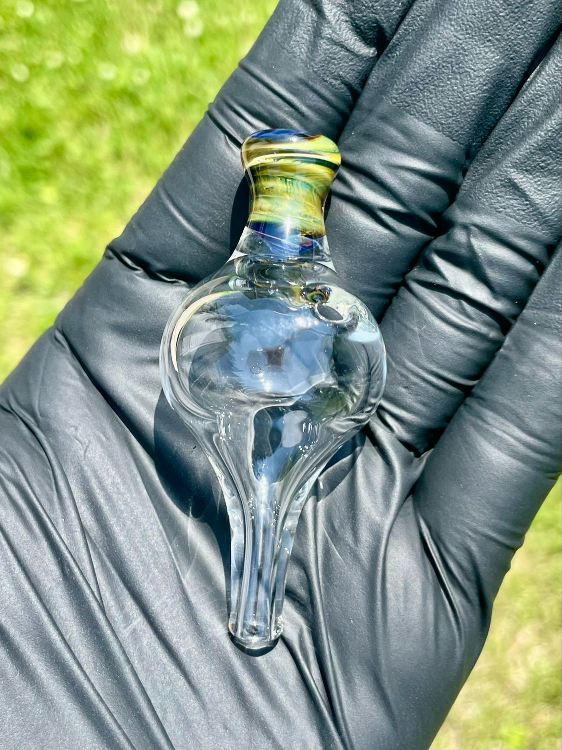 Jam glass bubble cap