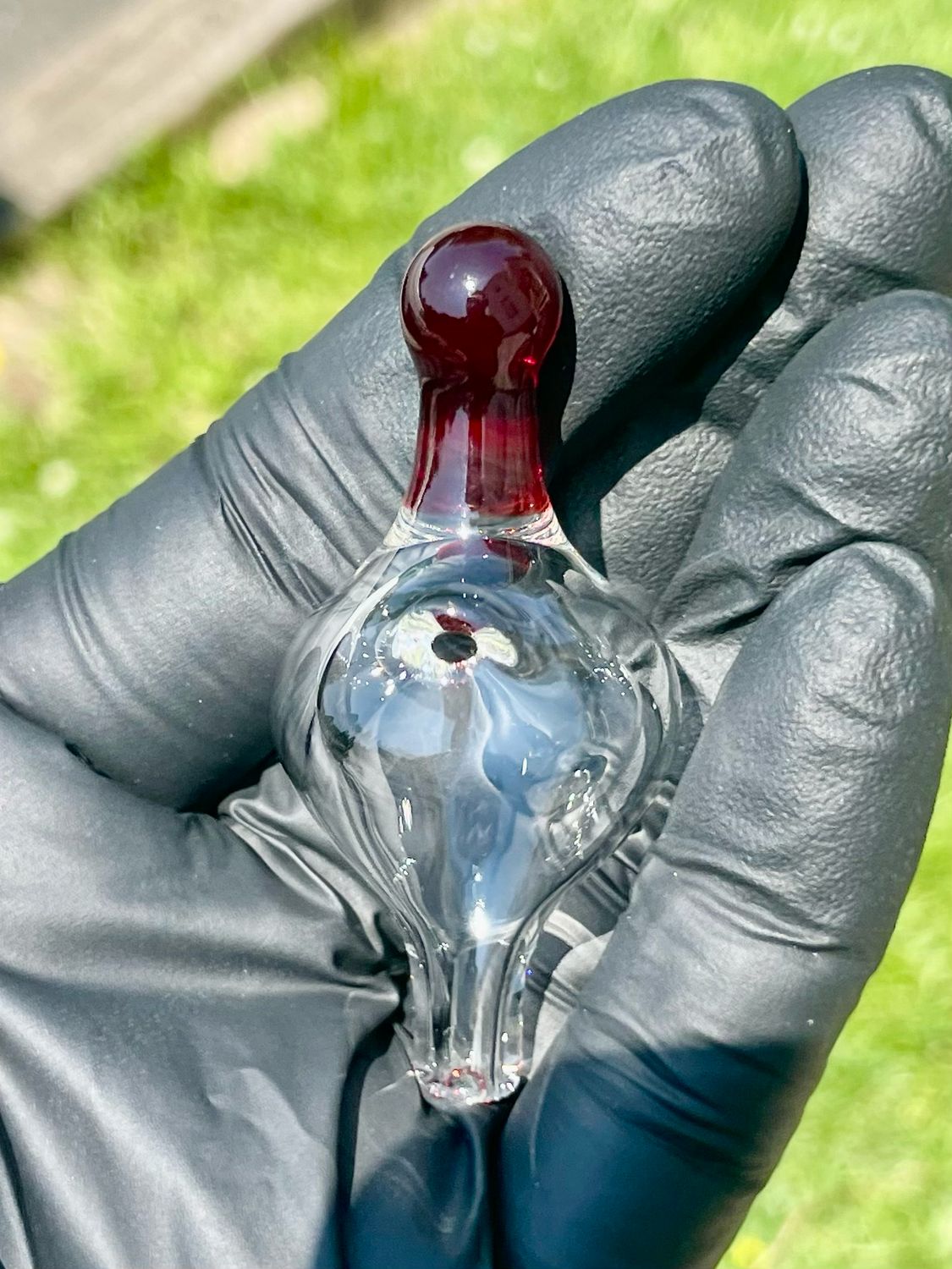 Jam glass bubble cap