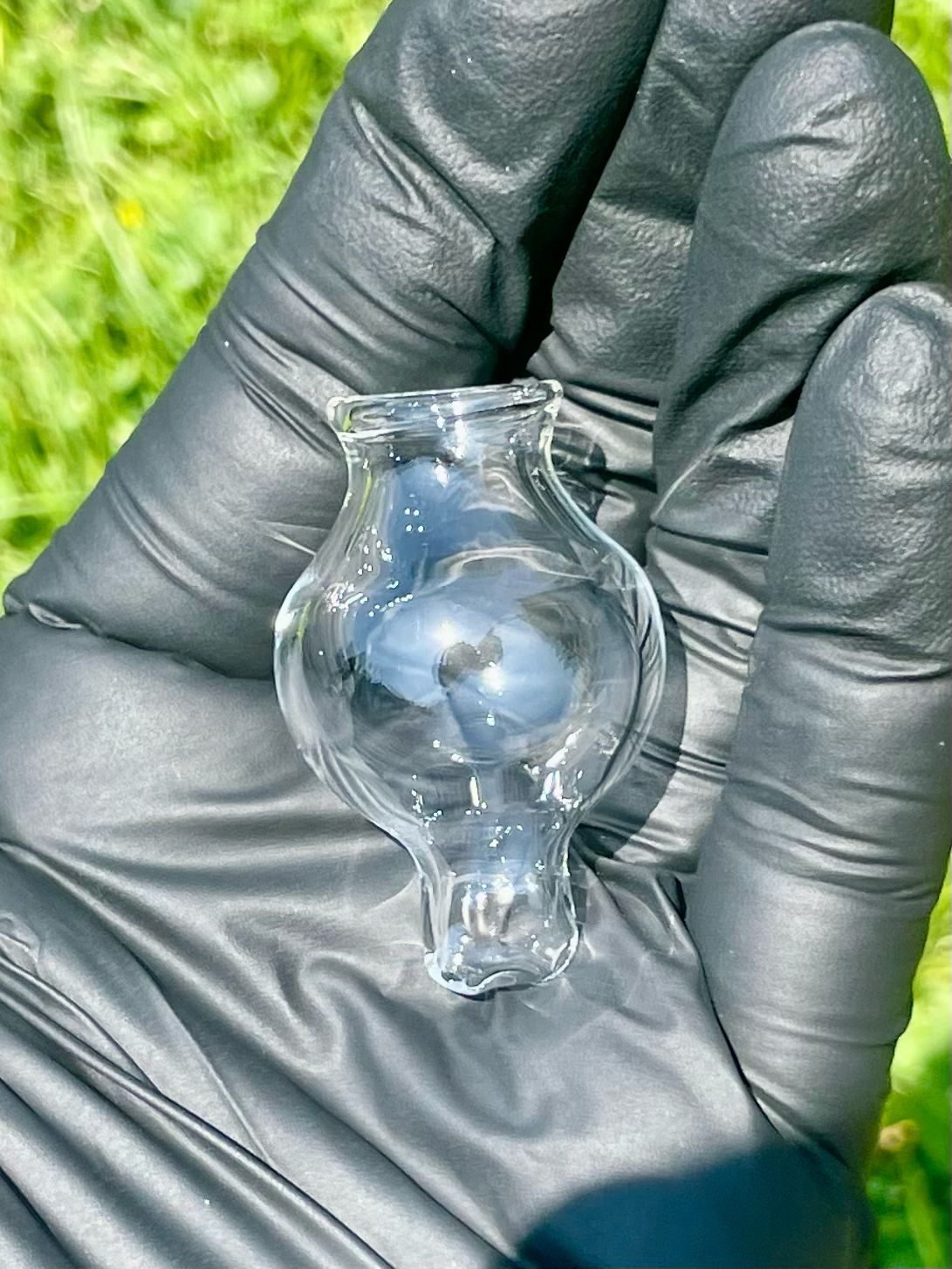 Jam glass bubble cap