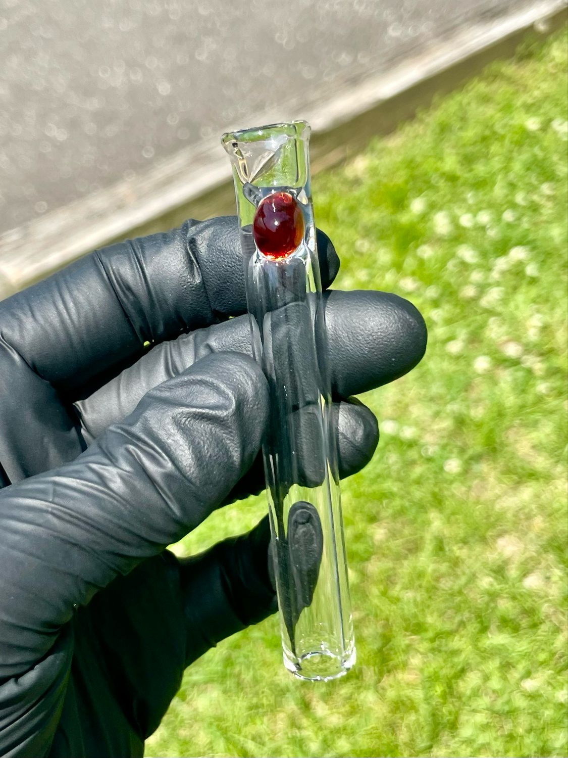 Jam glass chillum