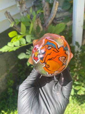 Charizard XL spoon Freewayglassart