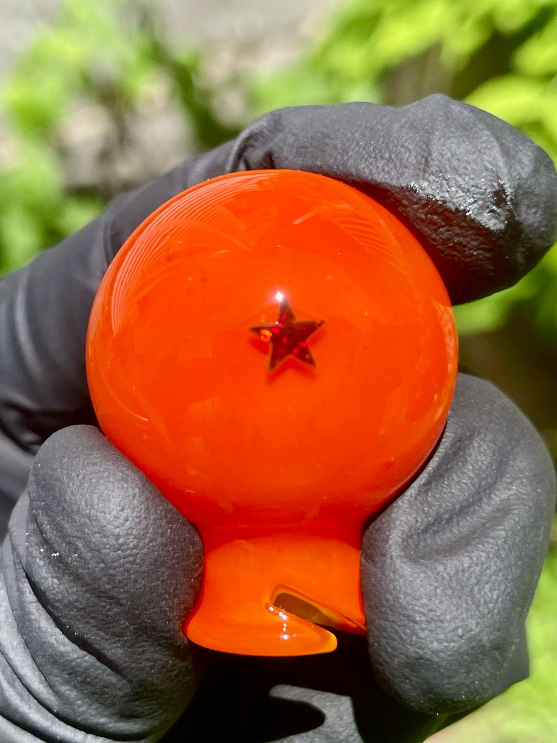 Saiyan glass one star black opal dragon ball