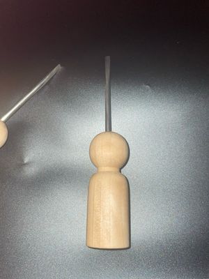 Wooden guy dab tool