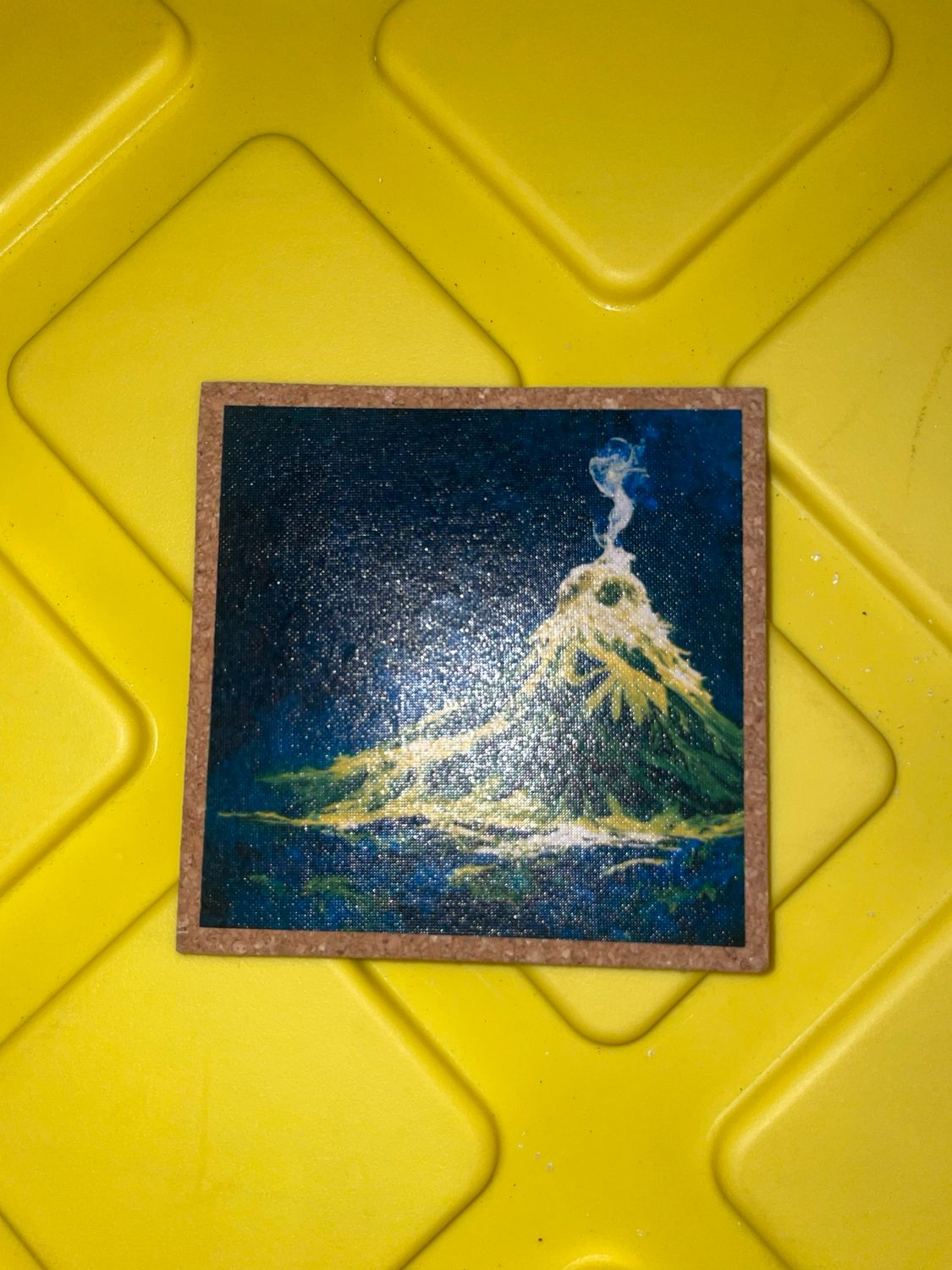 Green volcano mattitude mat 3x3