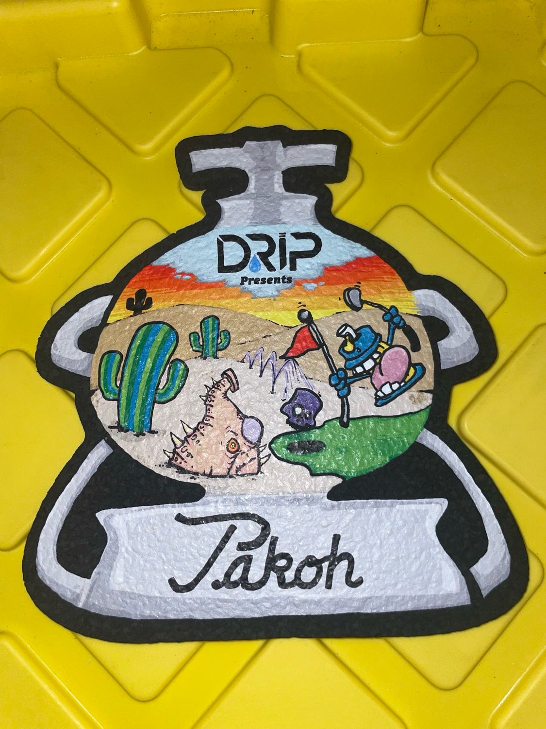 Drip x Pakoh mood mat