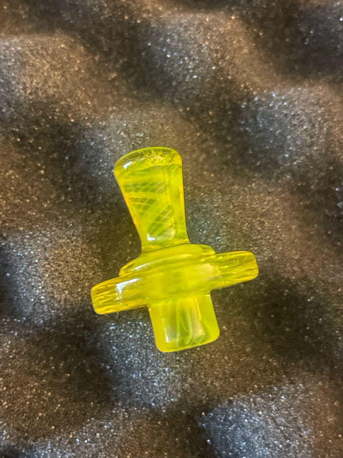 Yellow retti cap