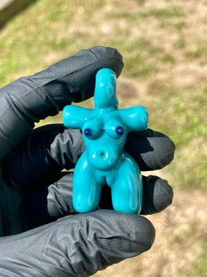 Opaque aqua chunky babe-0130