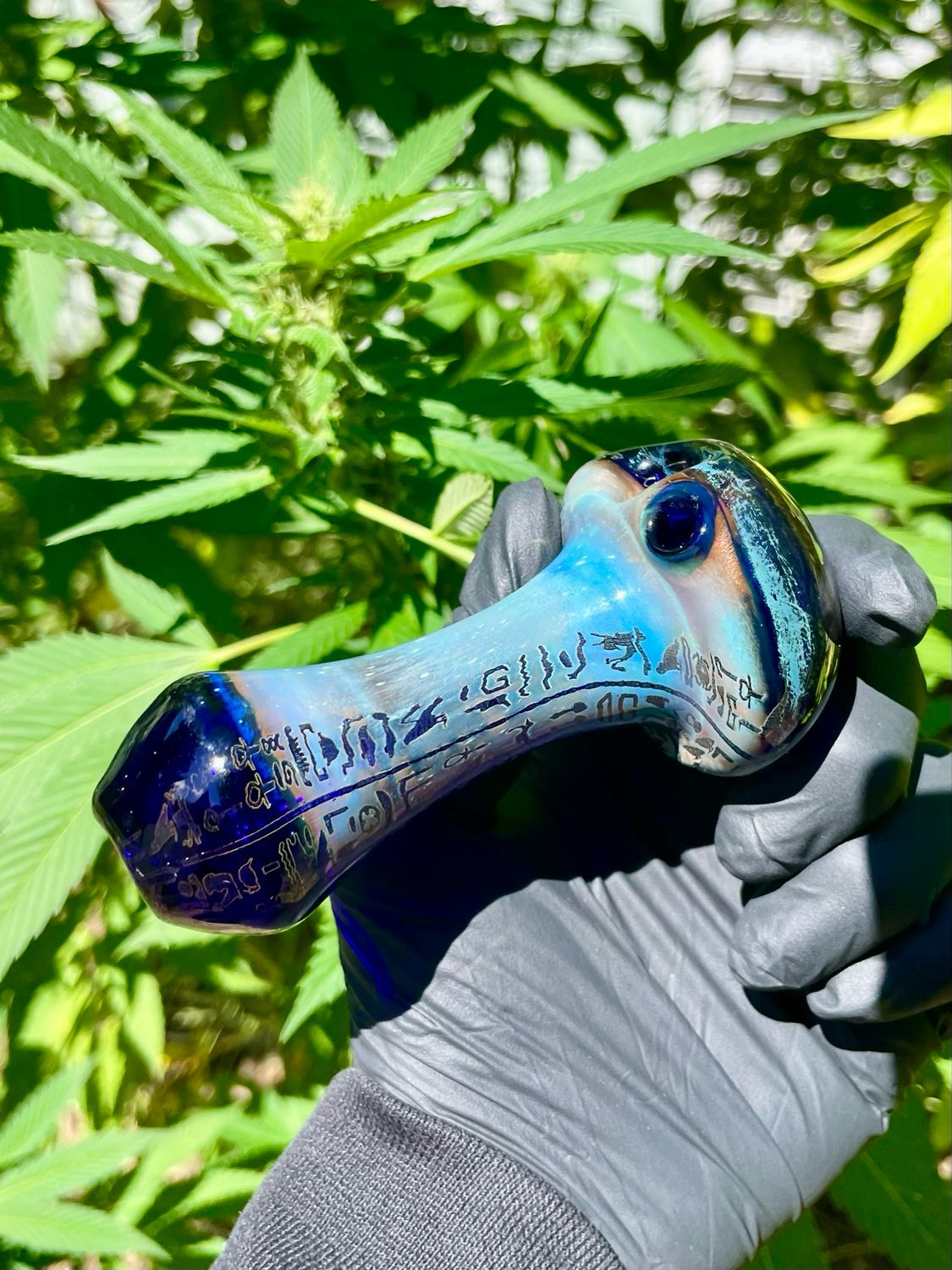 Spoon vanilla hatch glass 3.5”-0031