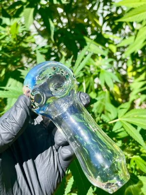 Spoon vanilla hatch glass 4.5”-0036