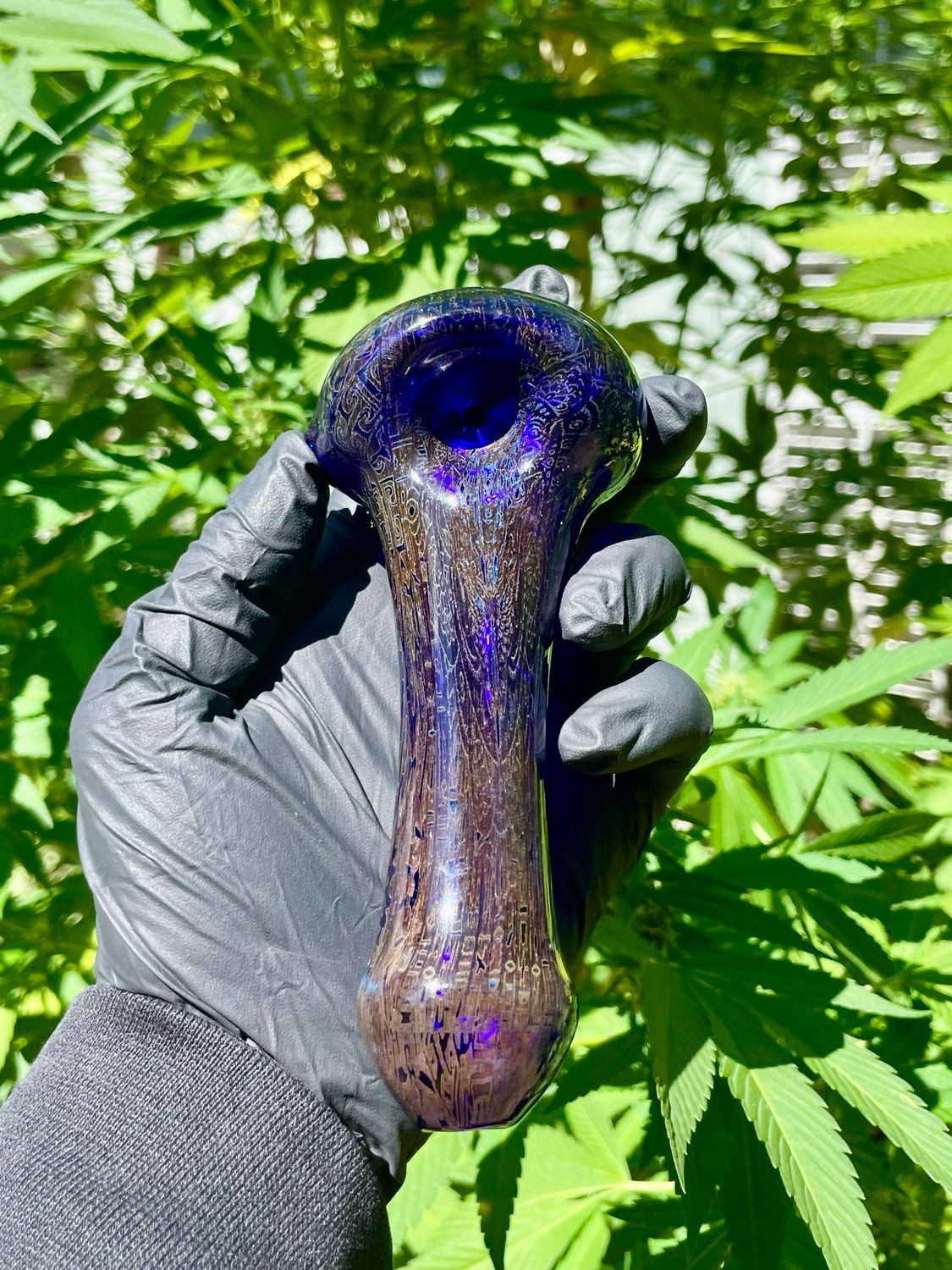 Spoon vanilla hatch glass 5”-0032