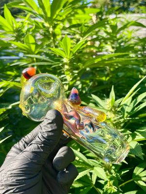 Spoon vanilla hatch glass 5.5”-0033