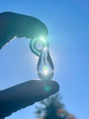 Green Hendy pendant w opal-0144