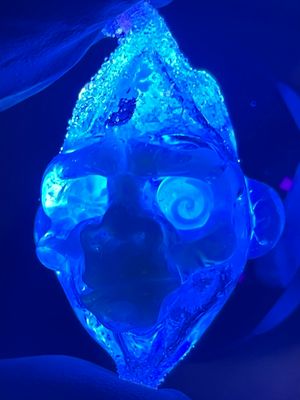 Blu sun x Chaka icy winter wook custom UV