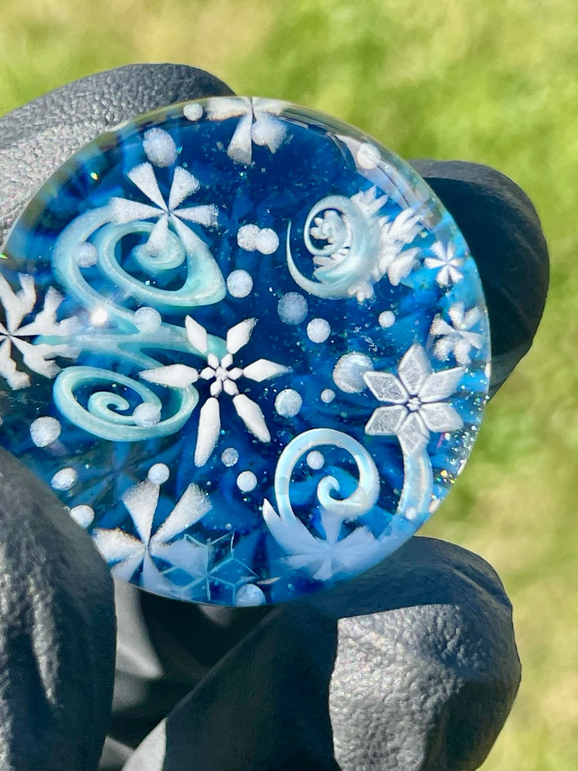 Chaka MiB marble 27mm blizzard