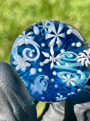 Chaka MiB marble 27mm blizzard