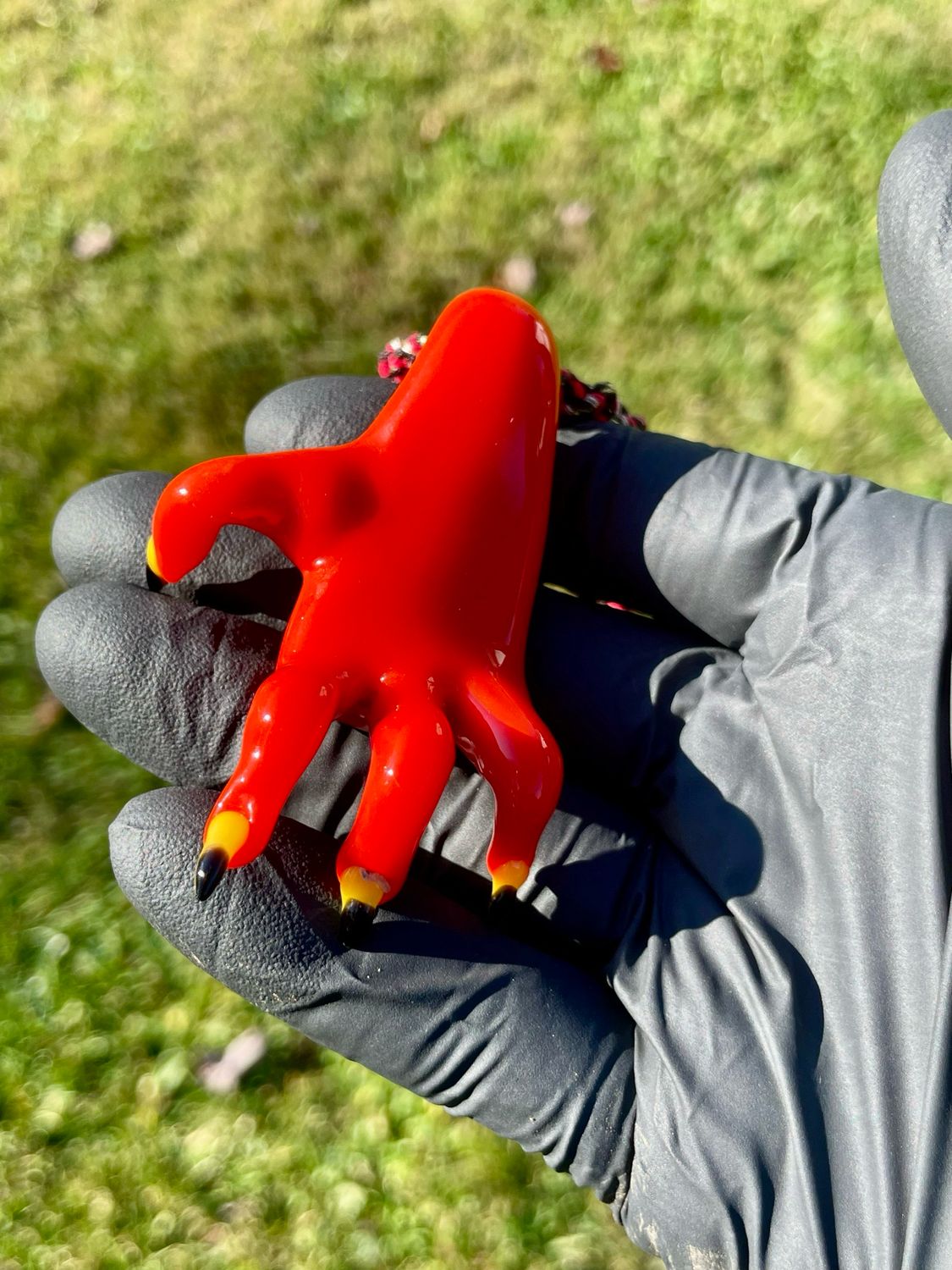 Steven baker art claw pendant