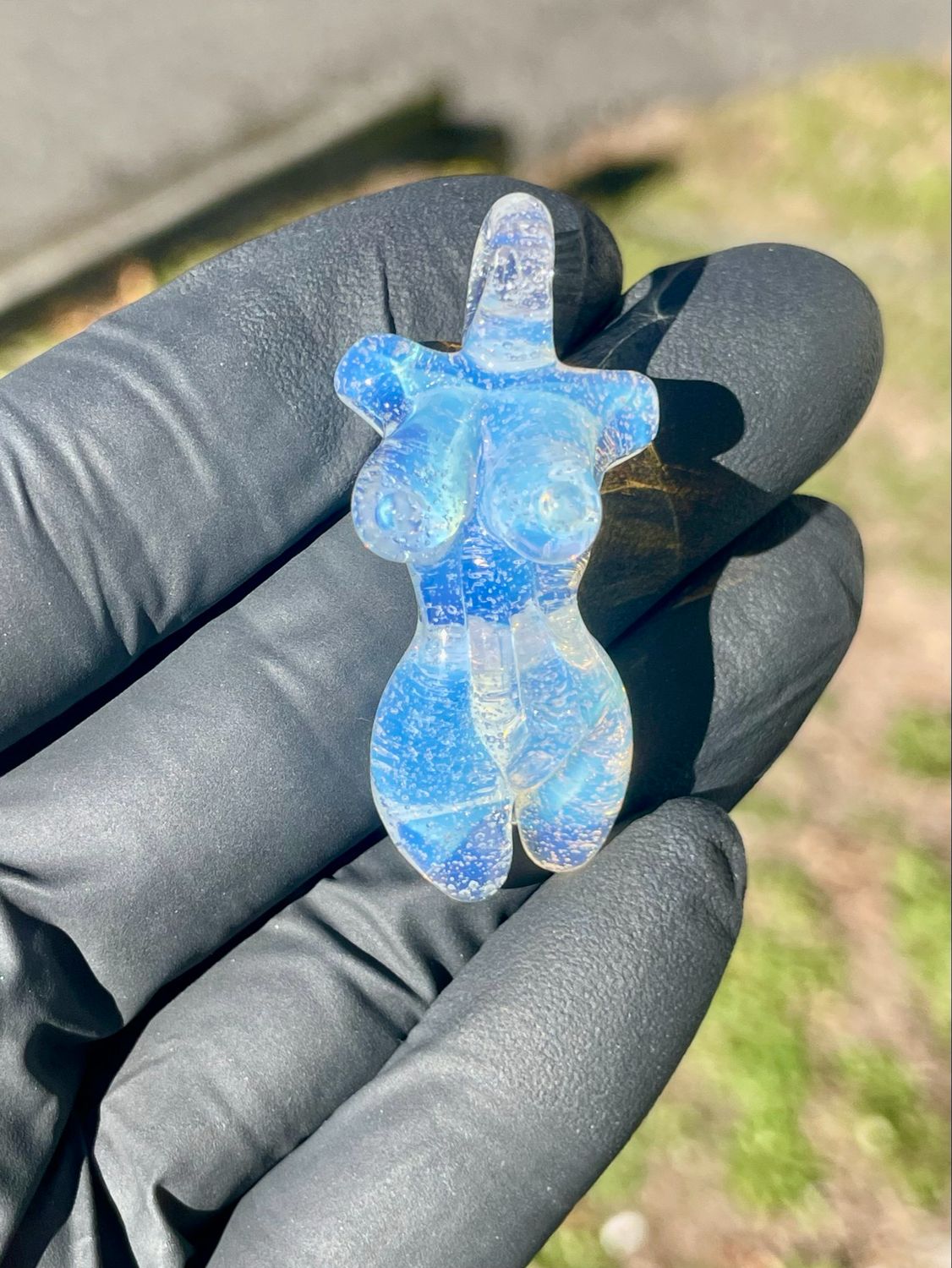 Ghost white mini babe pendant dom greco 