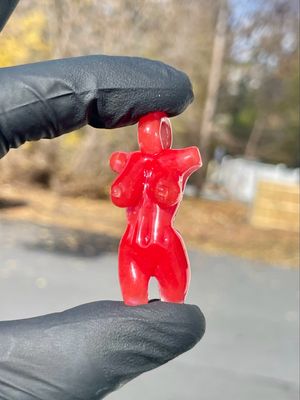 Race car red UV mini babe pendant dom greco-0172 