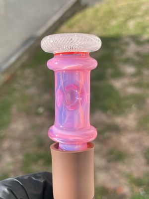 Blue soldier art puffco pivot top pink-0189