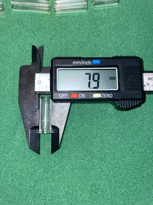 8mm 25mm quartz hollow pillar