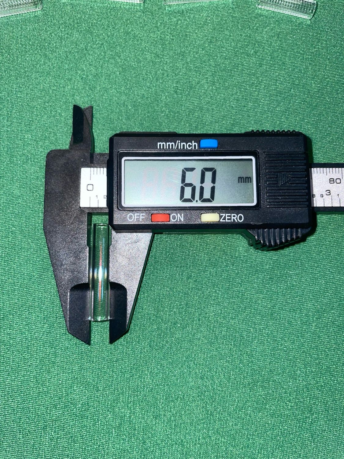 6mm 30mm clear quartz hollow pillar