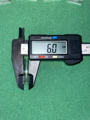 6mm 30mm clear quartz hollow pillar