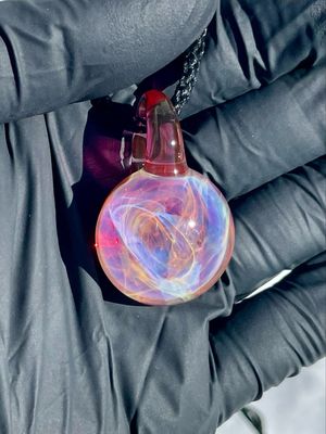 Chaos pendant pink #1