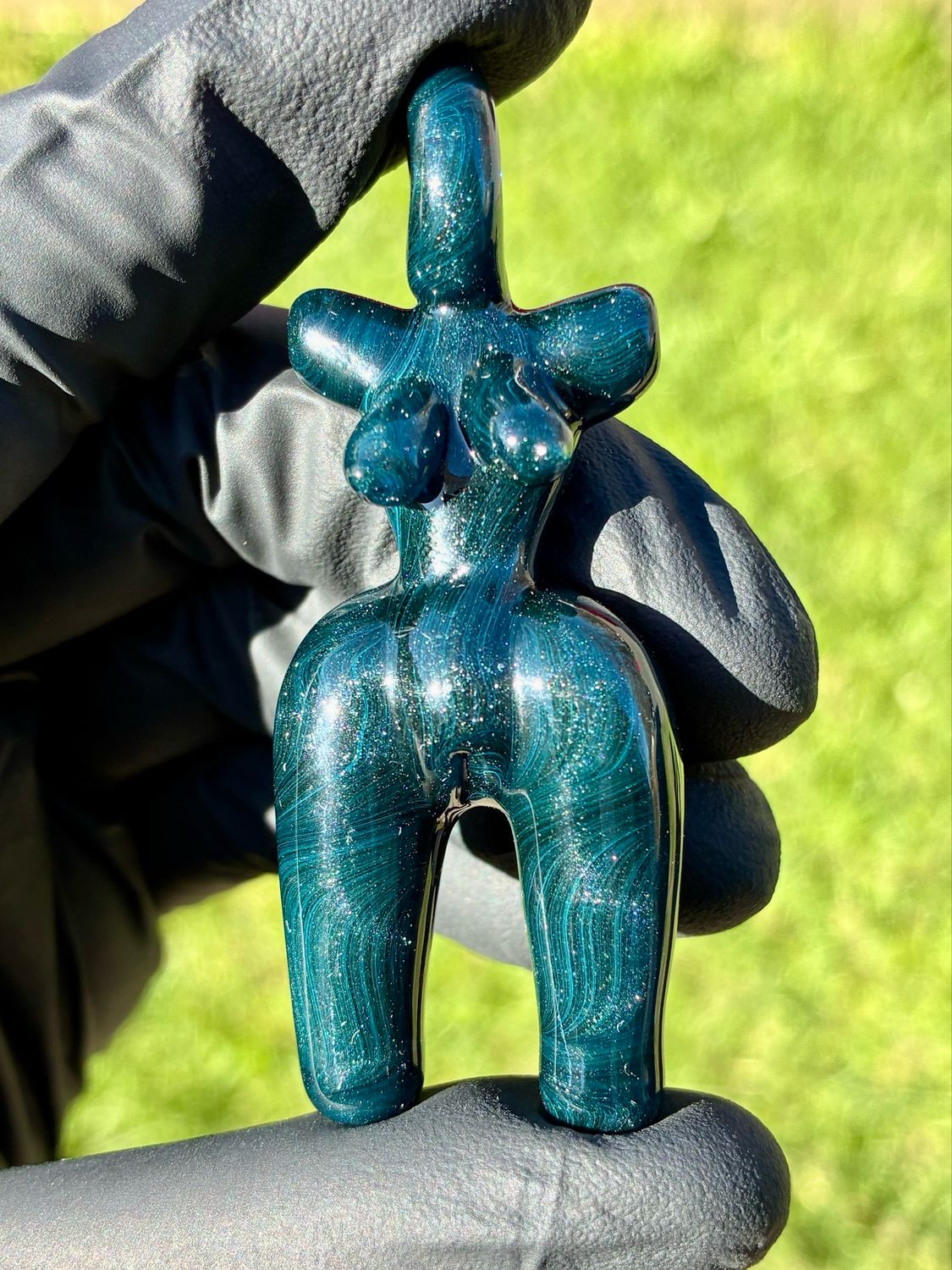 Heavy blue stardust babe theflameworkfairy