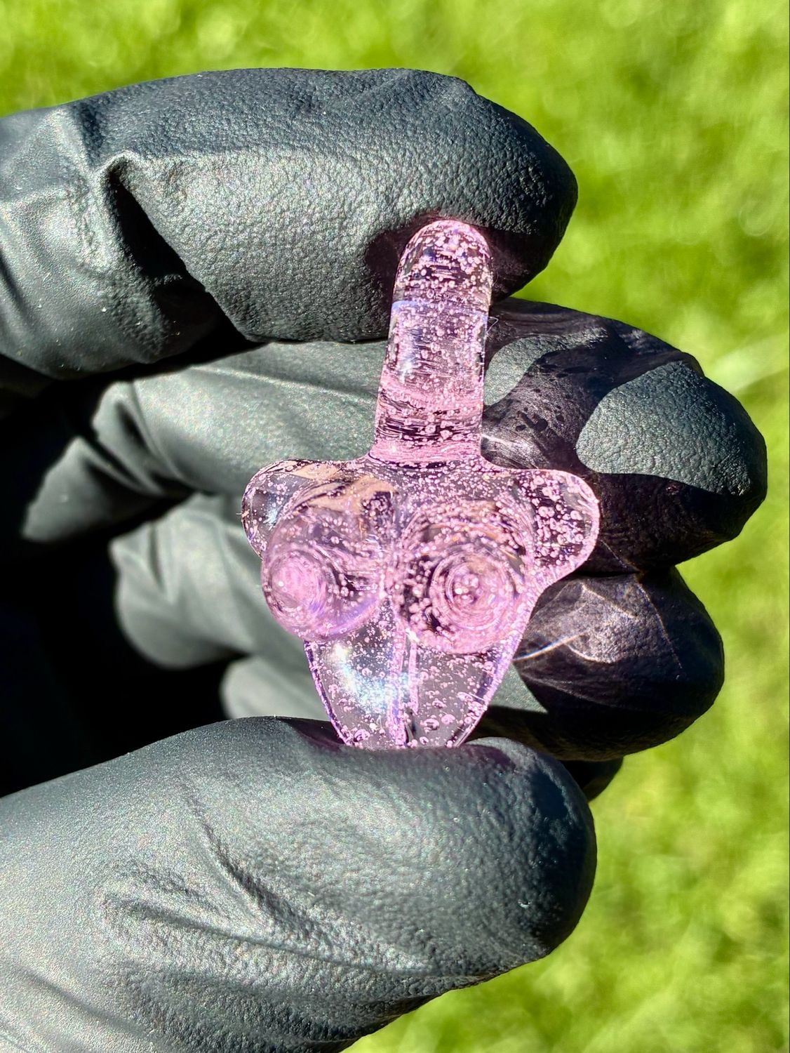 Pink lollipop half babe theflameworkfairy