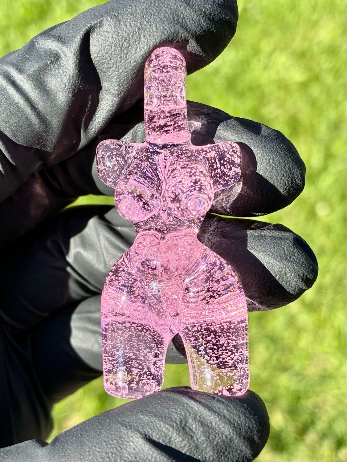 Pink lollipop babe theflameworkfairy