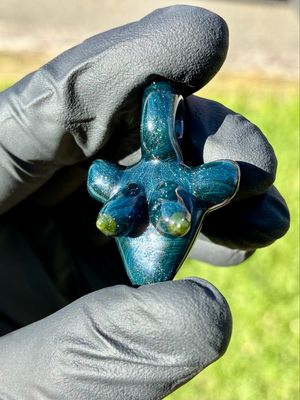 Heavy blue stardust half babe theflameworkfairy