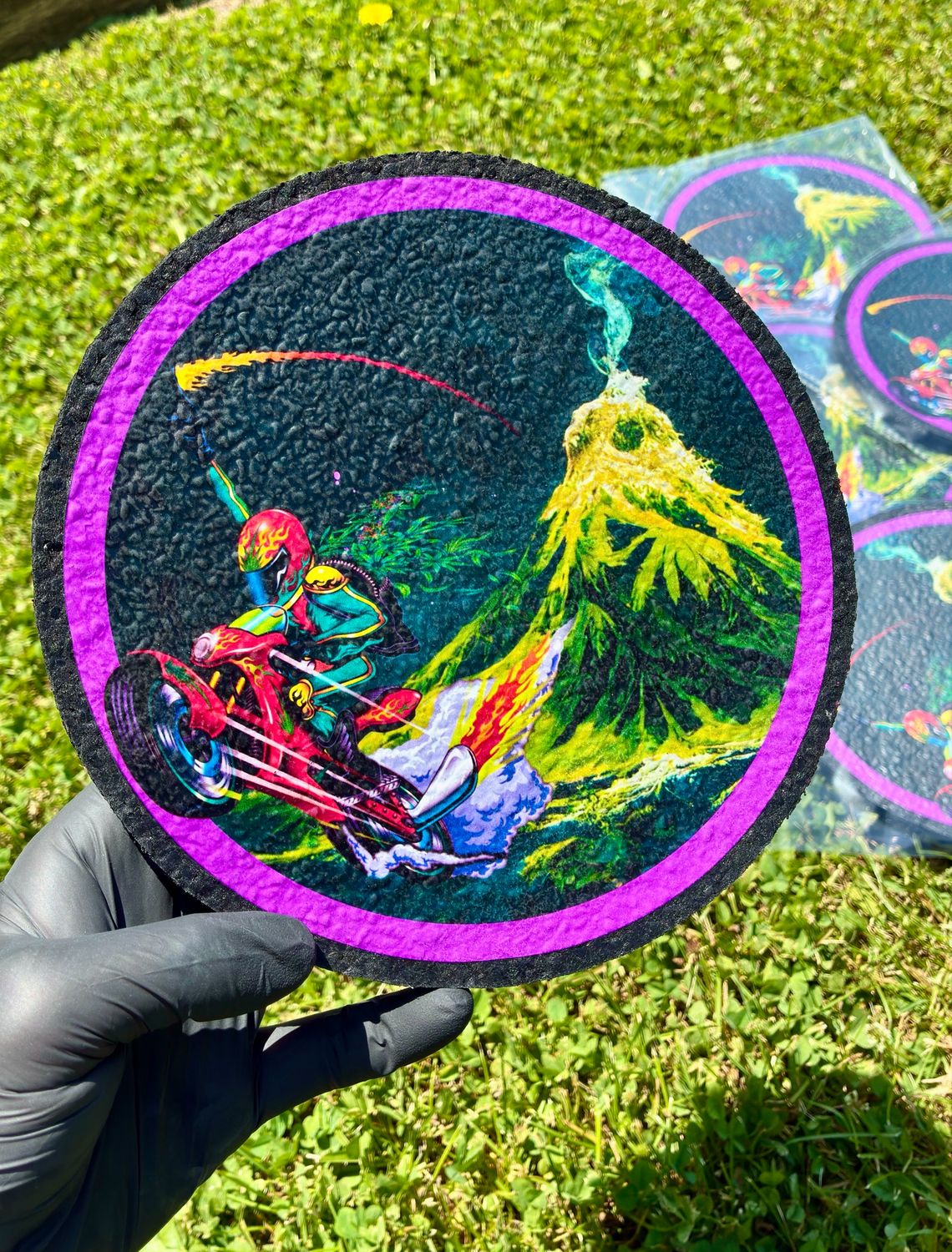 Dewey’s x GreenVolcano mood mat visual fiber