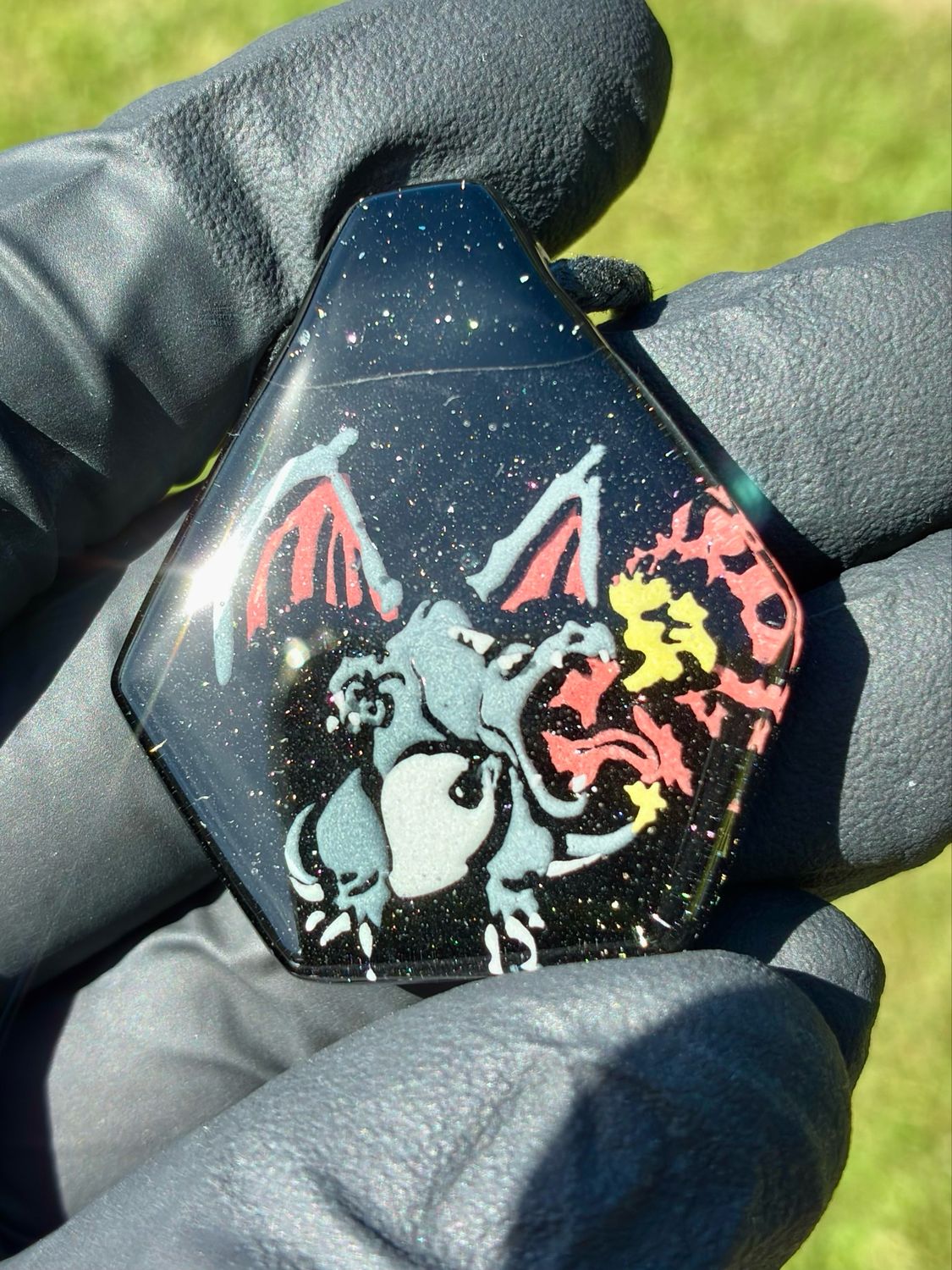 Pokemon Shiny Charizard pendant