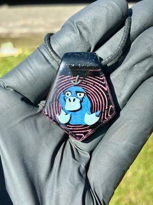 Pokemon Shiny Psyduck pendant